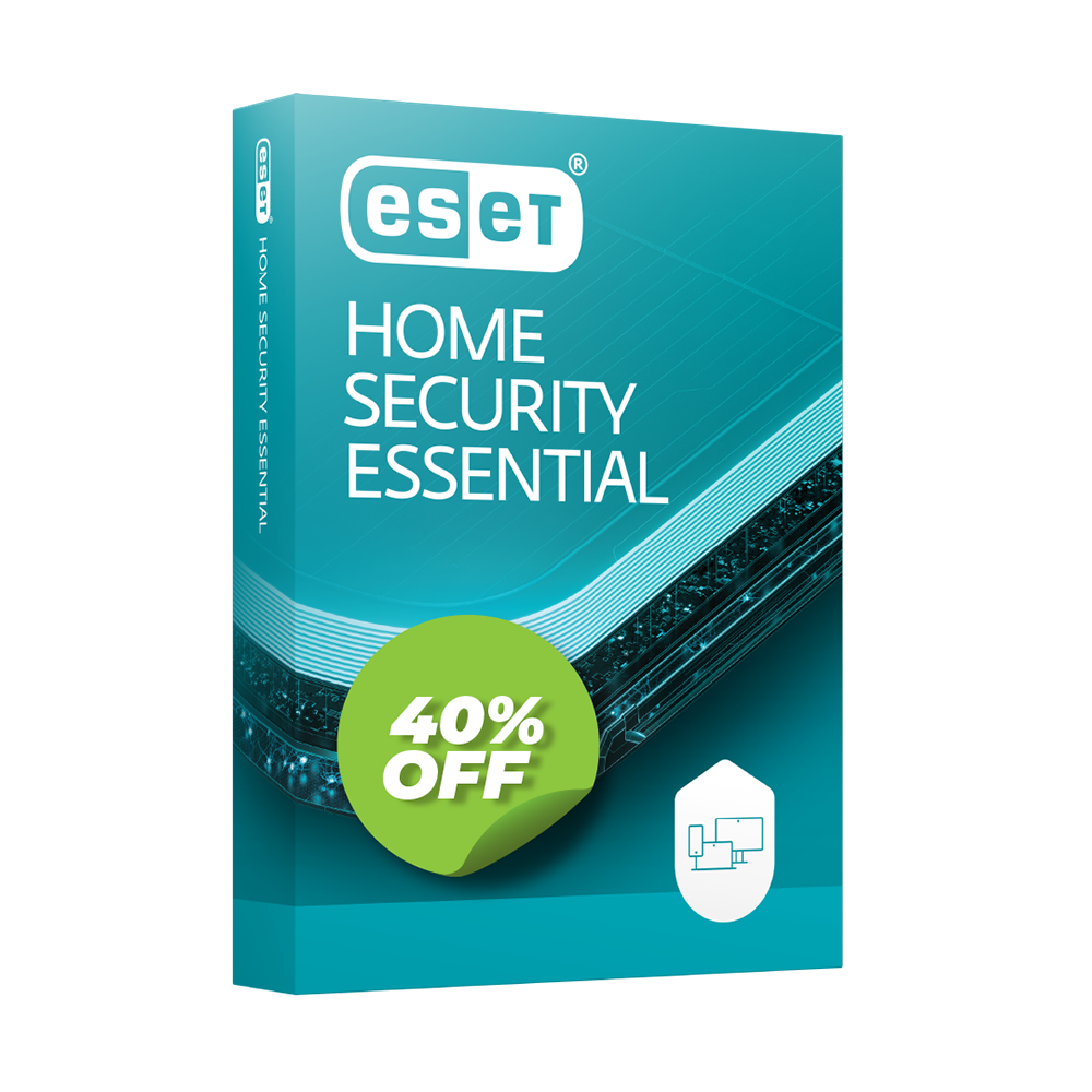 ANTIVIRUS ESET HOME SECURITY ESSENCIAL 2024  01 DISP - 12M (P/N: S11030182)