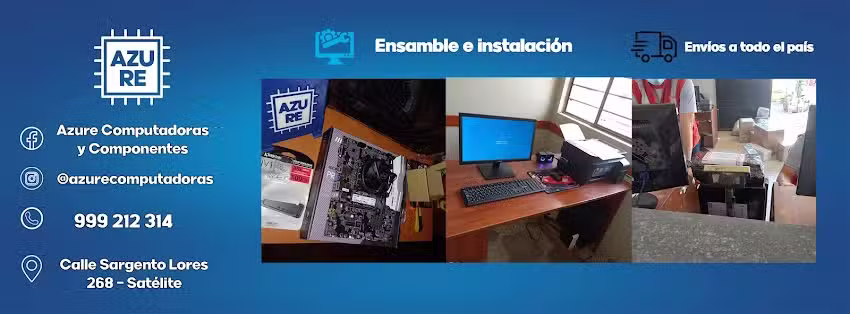 Azure Computadoras y Componentes