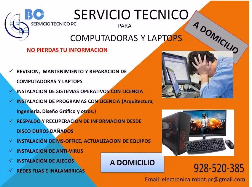 Electr&oacute;nica.robot.PC