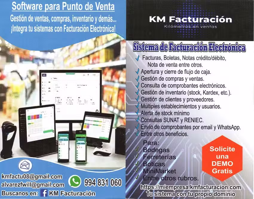 KM Tecnolog&iacute;as Inform&aacute;ticas EIRL