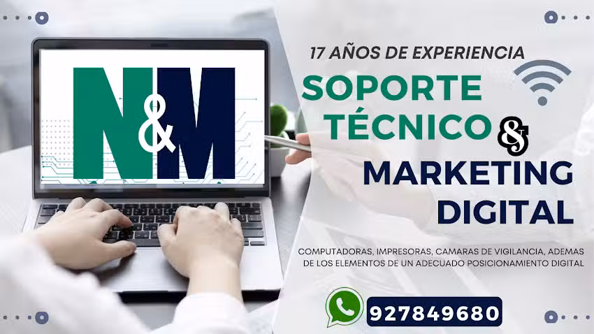 N & M Soporte T&eacute;cnico y Marketing Digital