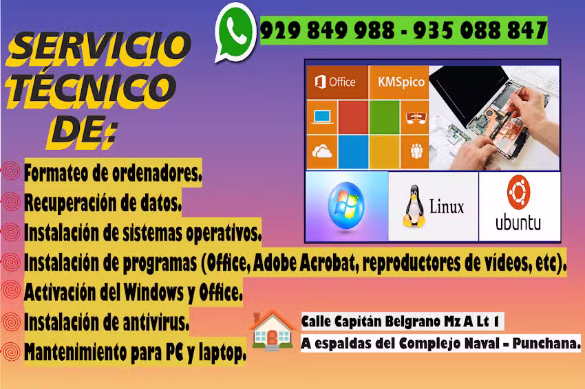 Servicio t&eacute;cnico de ordenadores