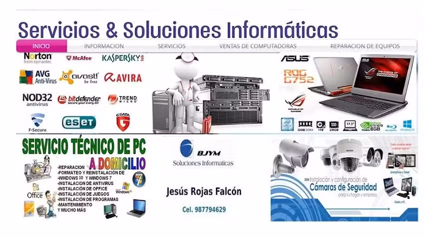 Servicios inform&aacute;ticos BJ&YM