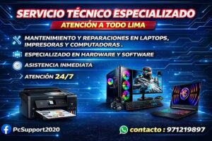 Técnico de Computadoras y Laptops